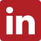 Red LinkedIn logo